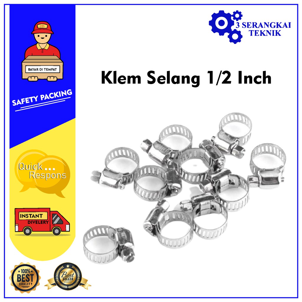 klem selang 1/2 inch