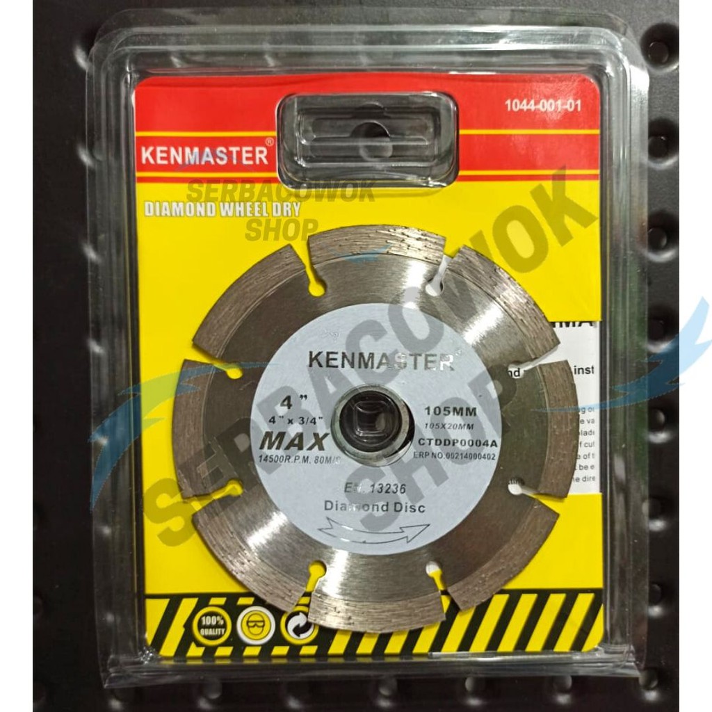 Kenmaster Mata Potong Keramik Kering 4 Inch - Diamond Whell Dry Termurah Berkualitas