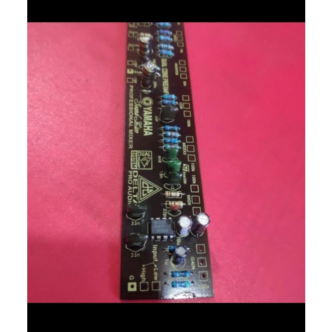 Terangshop17 Kit Penguat Mic / Pre Amp / Mixer Yamaha 8 Potensio / Kit Mixer Yamaha 8 Pot