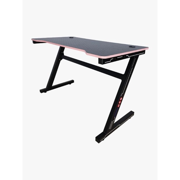 MEJA GAMING GAMING DESK MEJA BELAJAR SAP YORK PINK BLACK