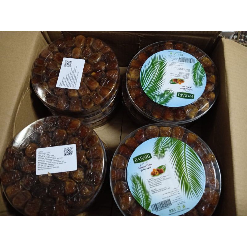 

kurma Sukkari / Kurma Raja Barari 1kg dan 500gr