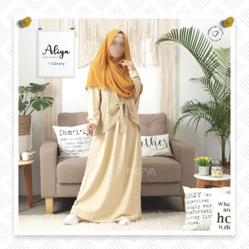 Gamis Aliya Dewasa by Falova