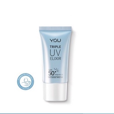 ★ BB ★ Y.O.U Triple UV Elixir Sunscreen Gel - YOU Tone Up UV Elixir Hyaluronic Acid - SPF 50+ PA++++ - YOU