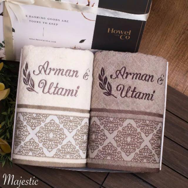 Handuk Couple Howel & Co (Majestic)