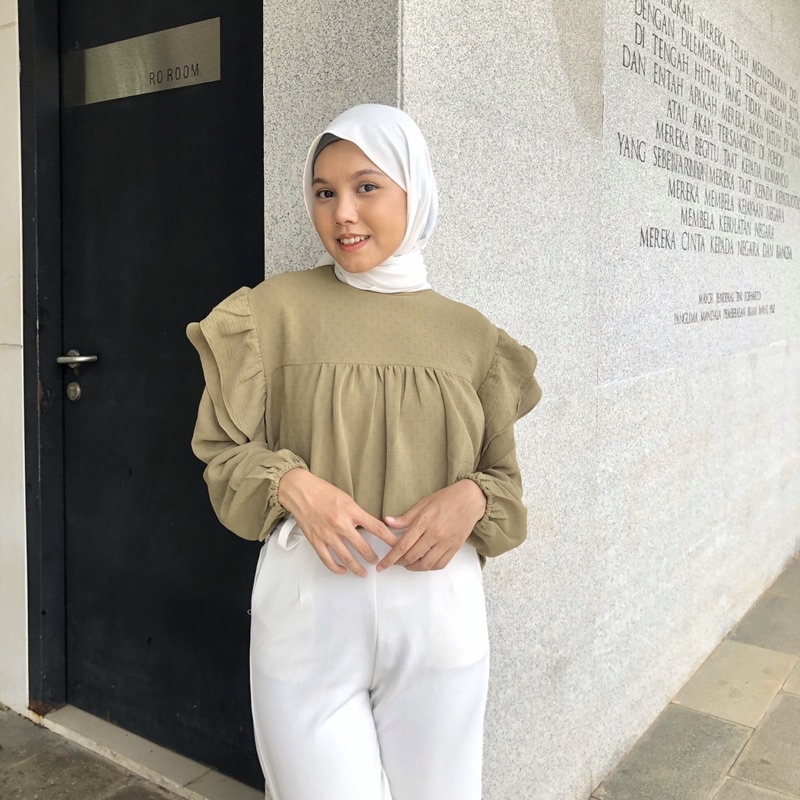 ALORA BLOUSE | ATASAN WANITA | NIOLLA