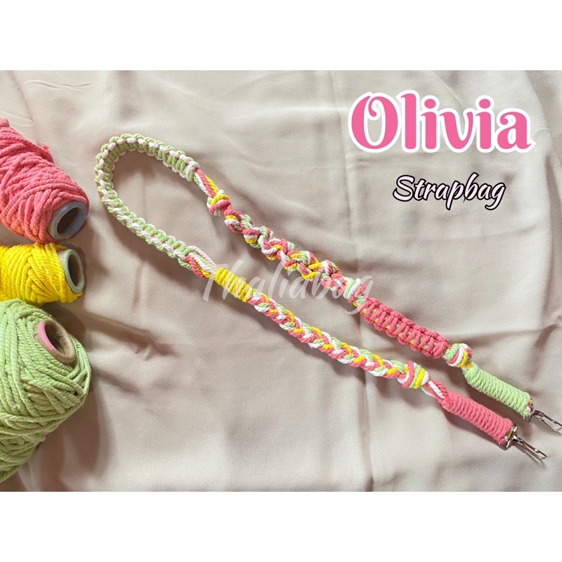 READY STOK STRAP BAG MACRAME OLIVIA BY THALIABAG // STRAPBAG MACRAME // TALI TAS MURAH // SLINGBAG // SHOULDERBAG // HANDMADE MACRAME