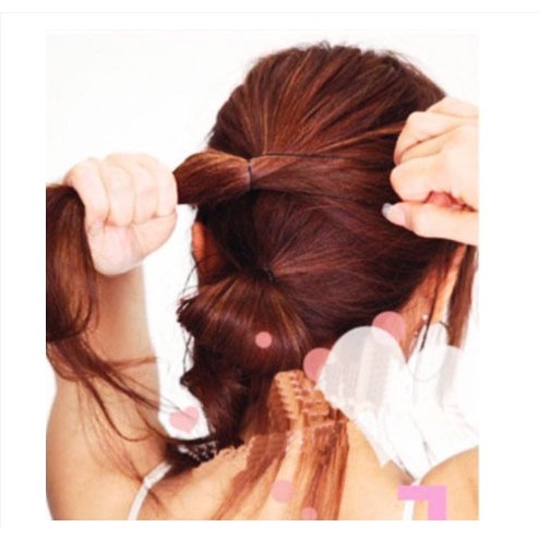 KARET JEPANG DOT MINI - KARET KUNCIRAN RAMBUT - IKAT RAMBUT ANAK / IR020