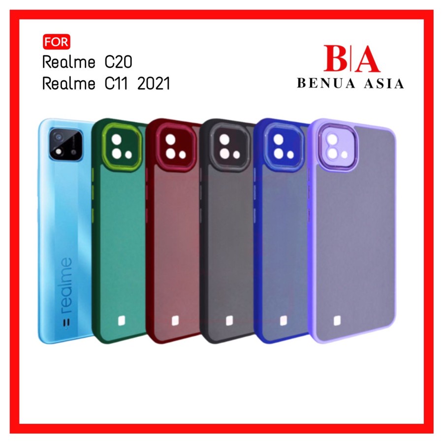 CASE NEOHYBRID DOVE CHROME REALME C20 / C11 2021 ~ FA