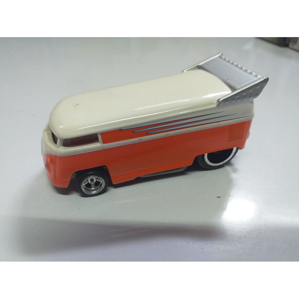 HOT WHEELS LOOSE VOLKSWAGEN T1 DRAG BUS  PUTIH ORANYE