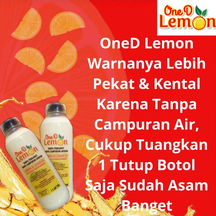 

02 Sari Lemon 500 Ml Premium - Fresh - Murni - Murah - Asli- Best Seller Ds51Ghg