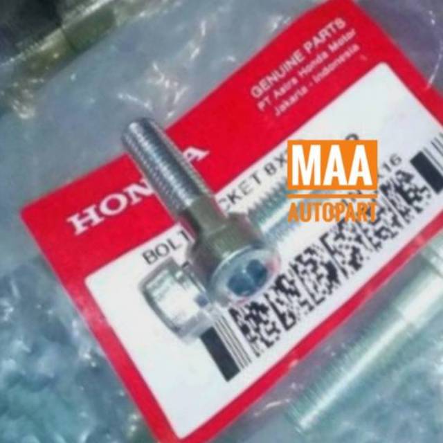 Bolt Socket 8x32 Baut Kunci L Klem Raiser Holder Stang Stir PCX 150 Lokal K97 CBU 966000803200 Asli
