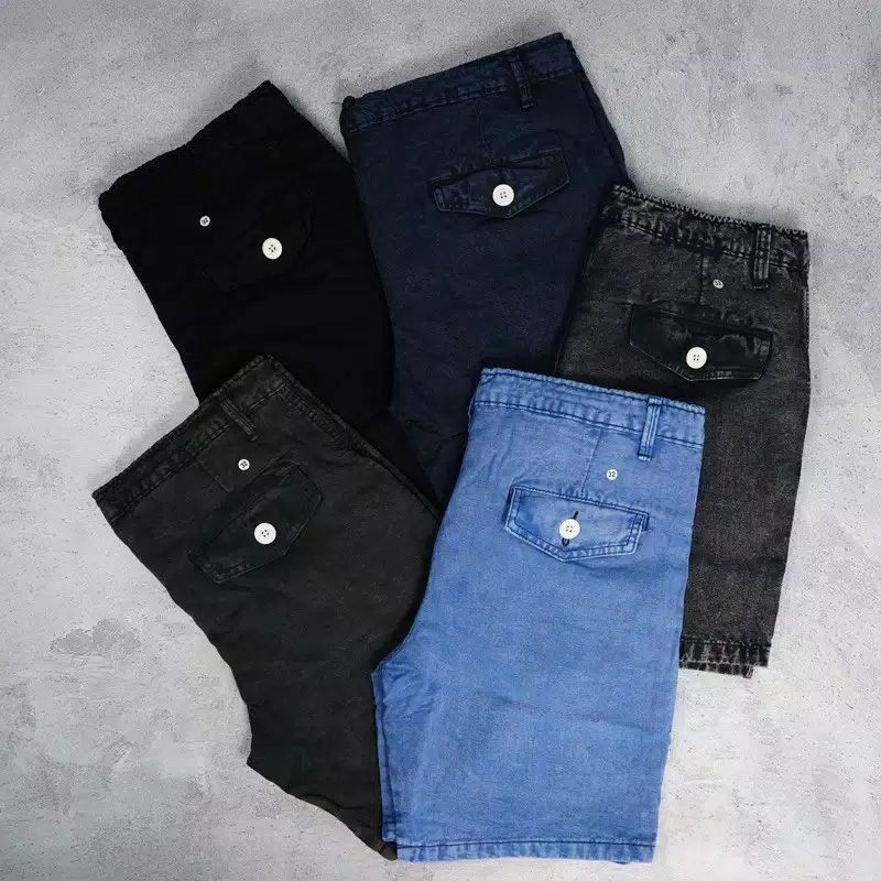 Celana Pendek Kain Chino Chinos Denim Jeans Levis Distro Casual Pendek Pria / Laki / Cowok Dewasa
