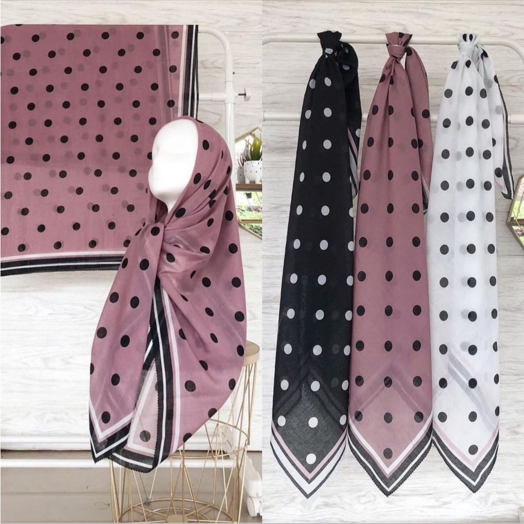 HIJAB VOAL MOTIF TERBARU/MOTIF DENAY POLKADOT/HIJAB VOAL MOTIF SEGI EMPAT/HIJAB SEGI EMPAT VOAL MOTIF TERBARU/HIJAB MOTIF POLKA