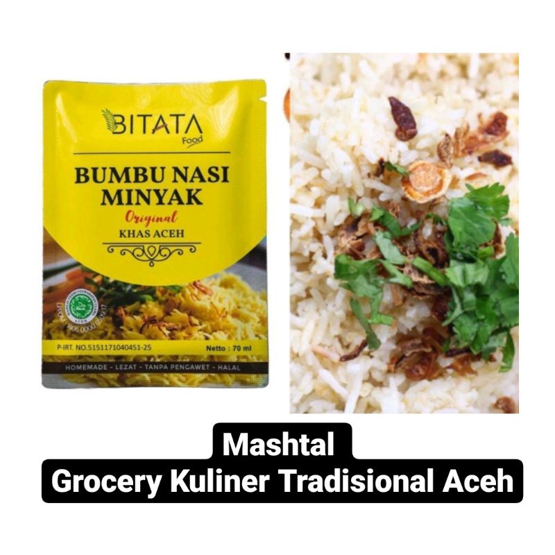 

BITATA Bumbu Nasi Minyak Aceh Kemasan Saset
