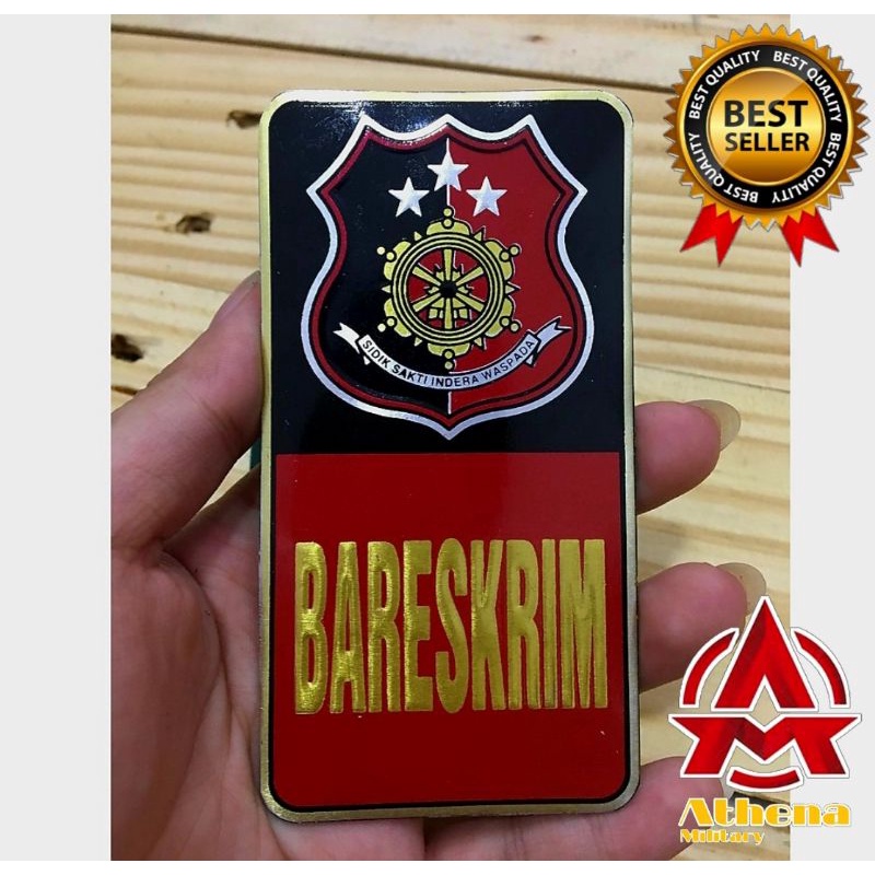 Sticker Bareskrim | Sticker Plat Bareskrim | Stiker Bareskrim