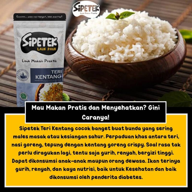 

sipetek teri kentang/teri ikan