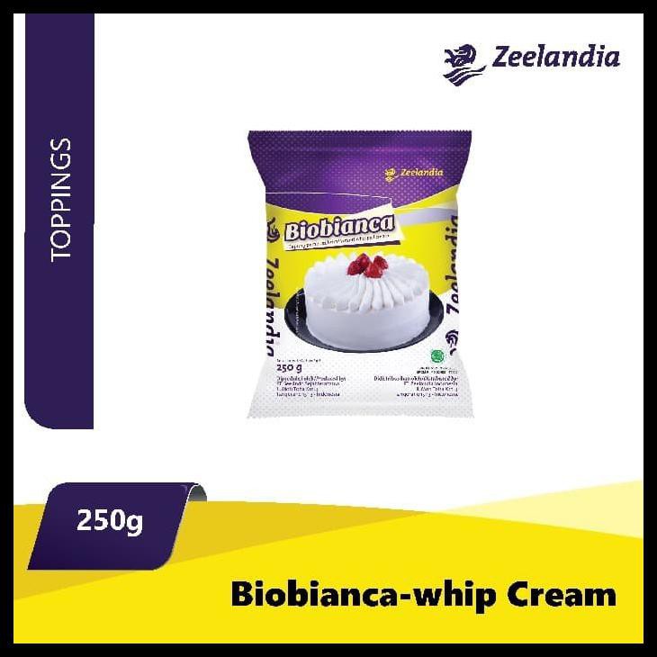 

ZEELANDIA BIOBIANCA WHIP CREAM 250 GR