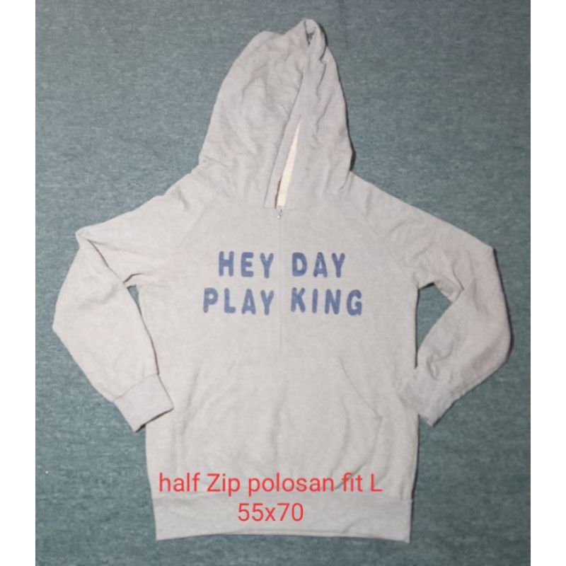 jaket half Zip Hoodie second original branded/ half Zip Hoodie bekas preloved murah. bukan,dickies