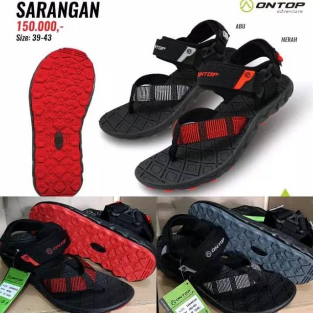 Sandal Gunung-Sandal Hiking-Sandal ontop Sarangan