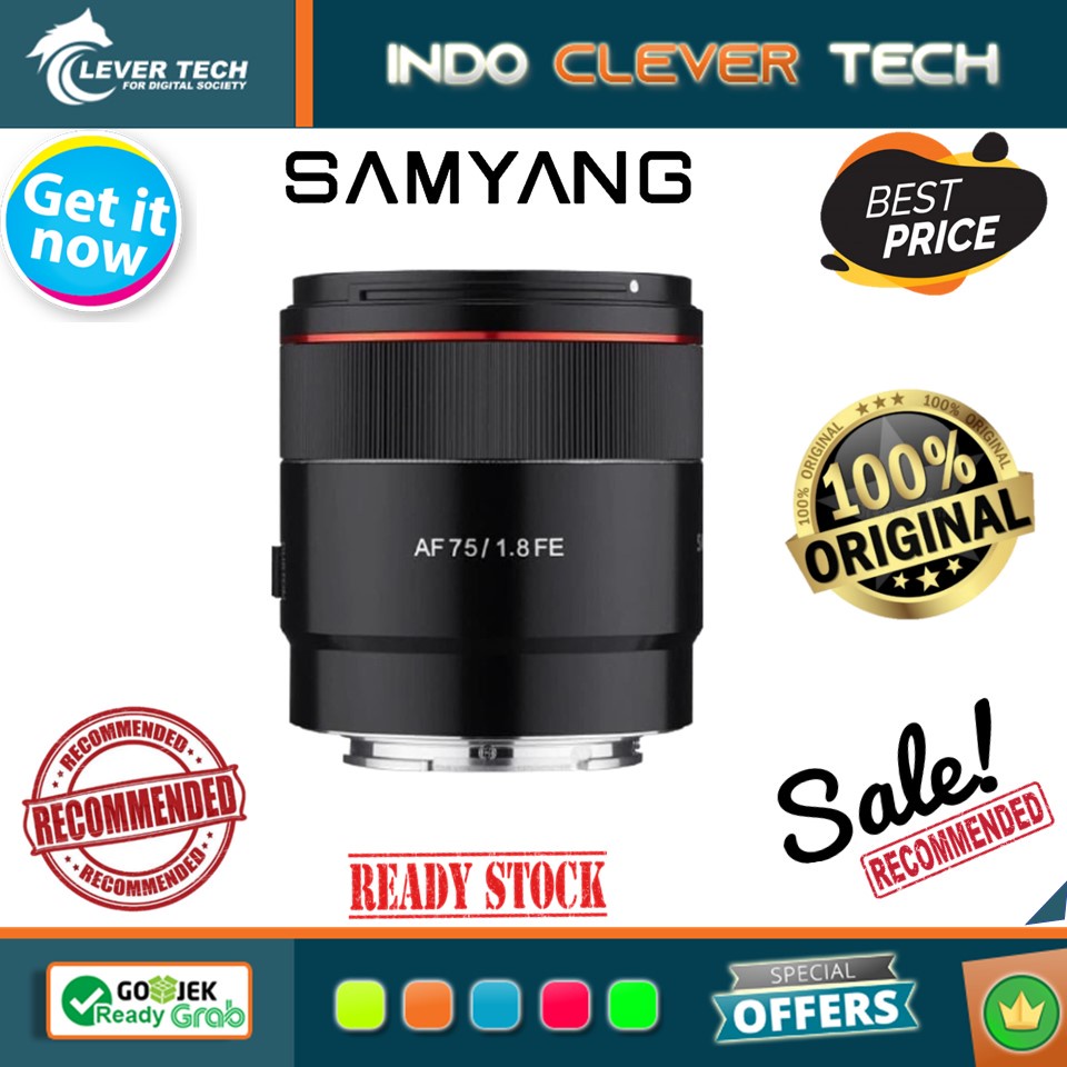 Samyang AF 75mm f/1.8 FE Lens for Sony E