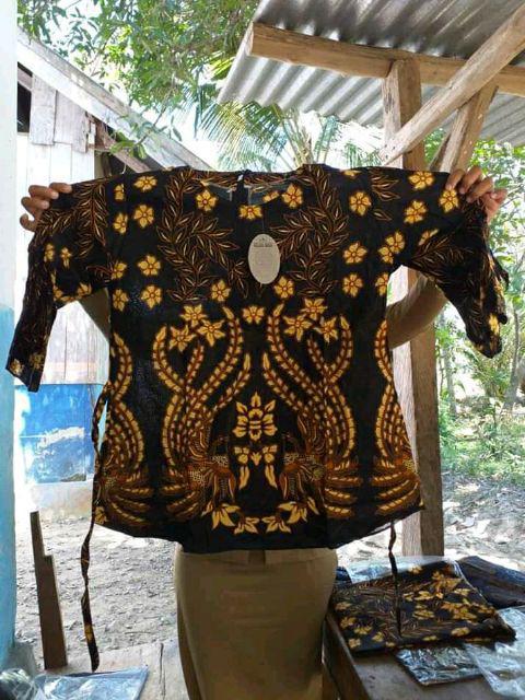 Batik Couple Cendrawasih Sogan Batik Nilda Mas Original