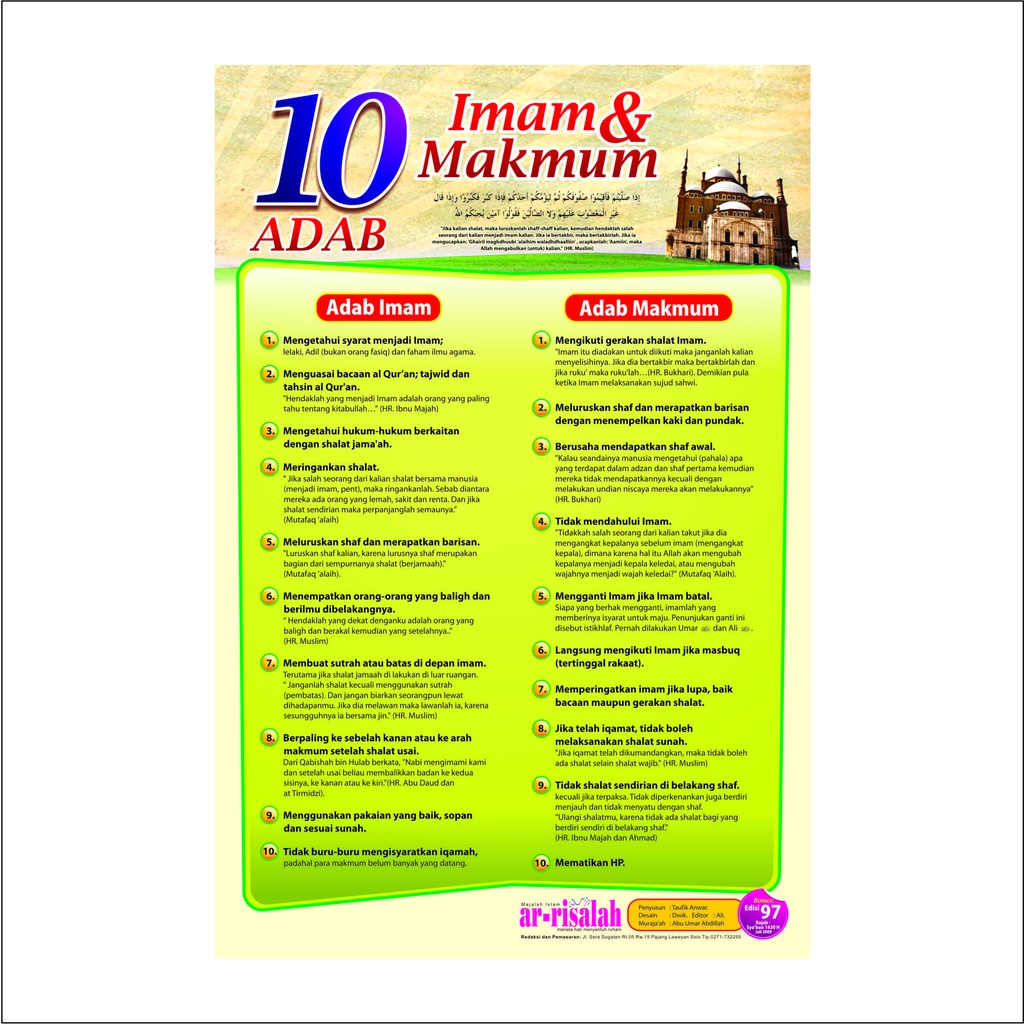 

STIKER VINYL 10 ADAB IMAM & MAKMUM