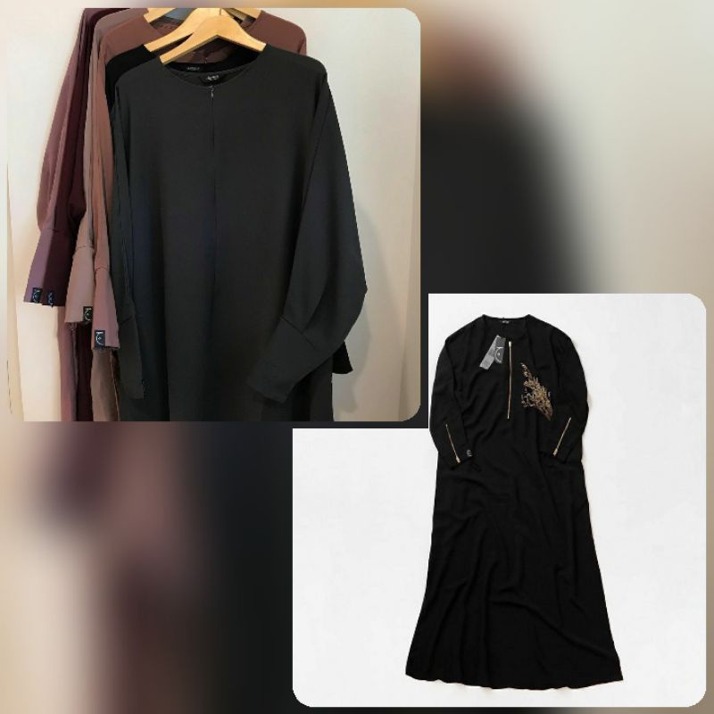 ALJENNA BIRRA ABAYA BLACK MARZAN JEMIMA ABAYA BLACK MARZAN SIZE M