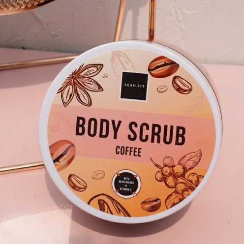 BODY SCRUB SCARLETT | Scarlett Whitening Body Scrub Original 100%