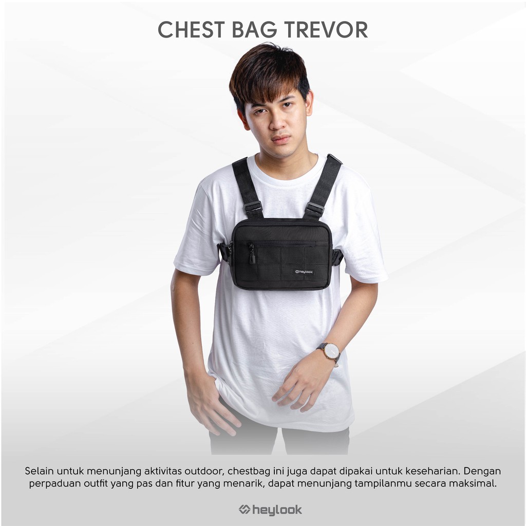 (BISA COD) CHEST BAG TREVOR TAS DADA TACTICAL RIG BAG OUTDOOR HEYLOOK