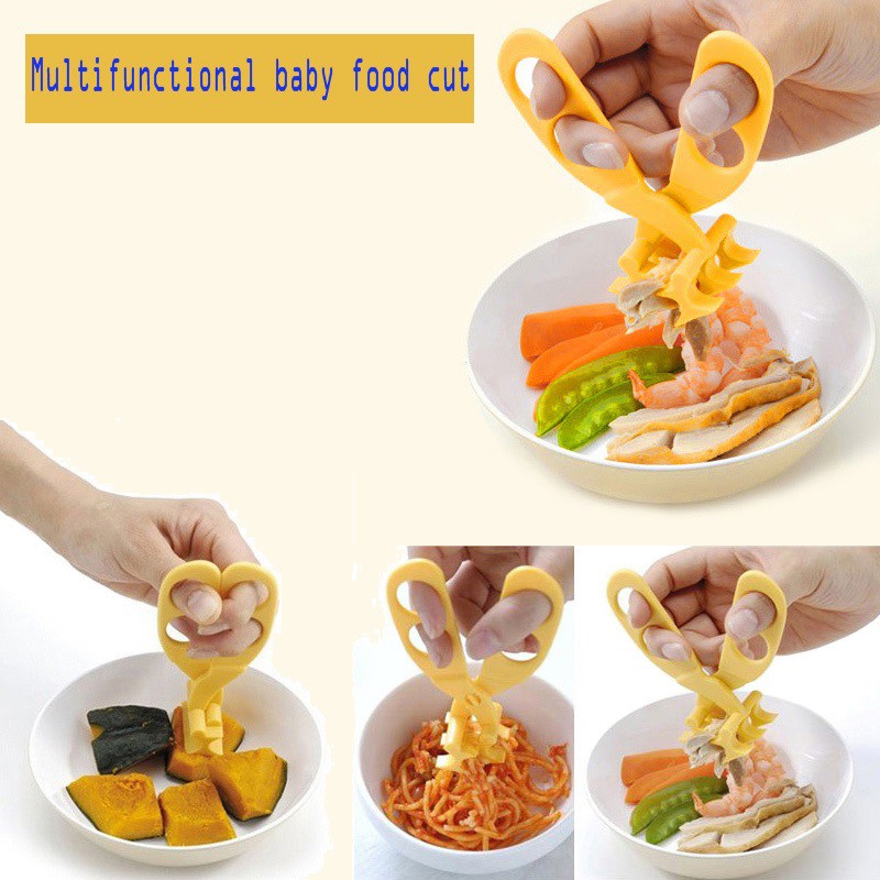 Lusty Bunny Gunting Pemotong Makanan Bayi Multifunction Baby Food Scissors