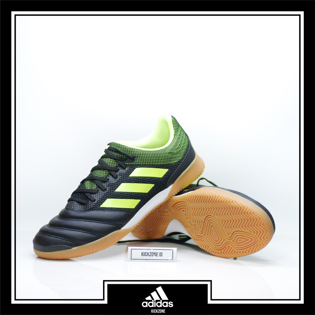 Sepatu Futsal Adidas Copa 19.3 IN Sala Black Yellow Original BB8093