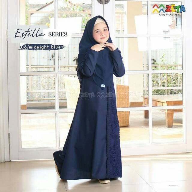 GAMIS COUPLE ESTELLA SERIES NAVY by. ZETA OUTFIT