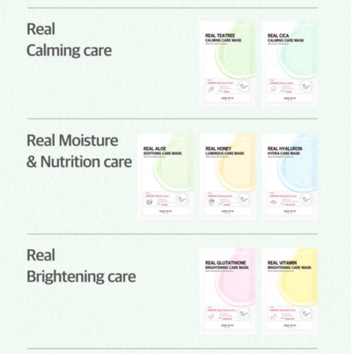 ★ BB ★  [BPOM] SOMEBYMI Real Care Mask Line - 1 Sachet - Some By Mi