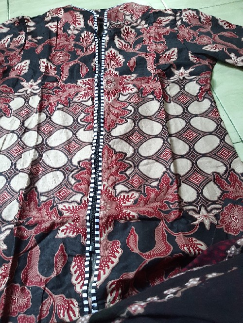 Maura Couple - Sania Ruffle Batik Couple Ori Ndoro Jowi Dnt Garansi