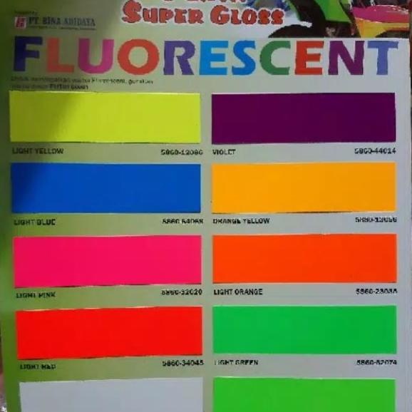 CAT DUCO PENTA NC FLUORESCENT/STABILO KUNING & HIJAU & ORANGE 200 GRAM