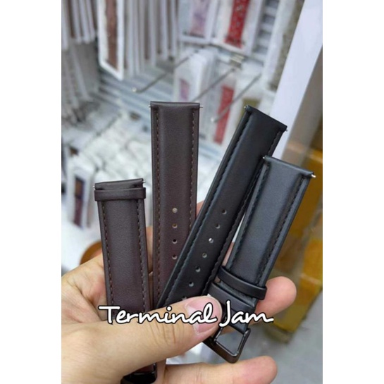 Strap Leather Premium Tali Kulit Quick Release 20mm 22mm