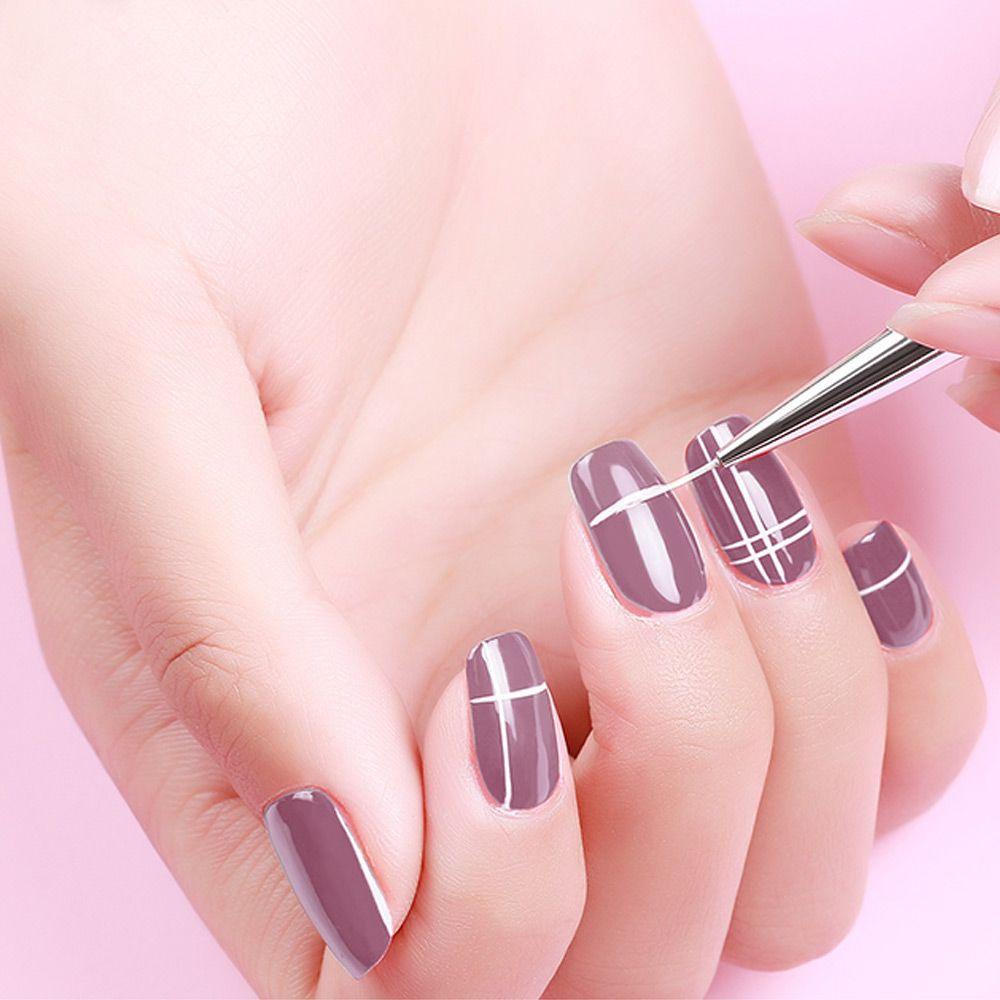 Preva Brush Nail Art Dua Sisi Untuk Manicure DIY