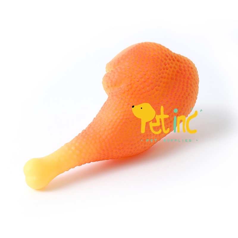 Grill chicken rubber squeaky toy