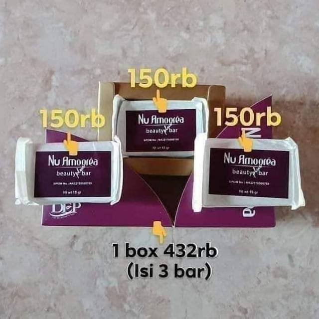 

Sabun nuamoorea beuty plus bar 15grm