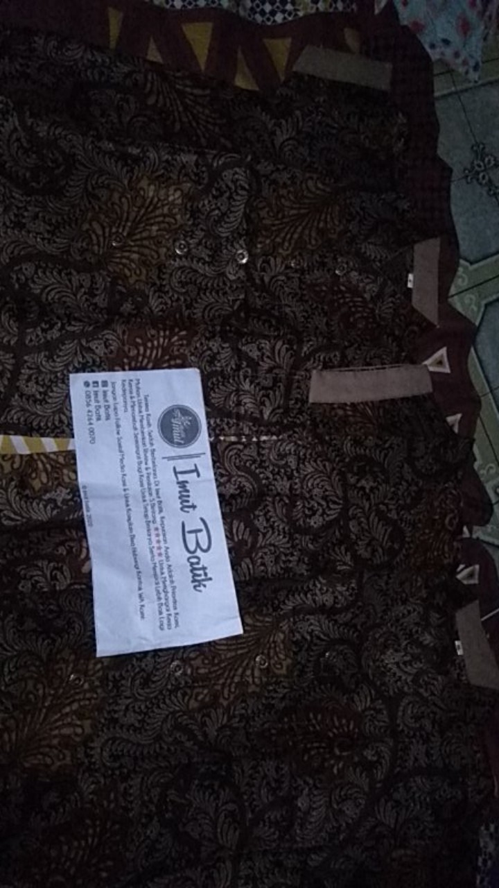 Imut Batik Anak & Ayah Daun Serit Baju Batik Anak Cowok Kemeja Batik Anak Batik Anak Laki-laki