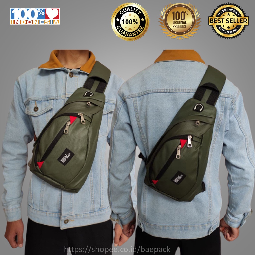 Tas Selempang Premium Anti Air Baepack / Tas Selempang Cowok / Tas Selempang Cewek