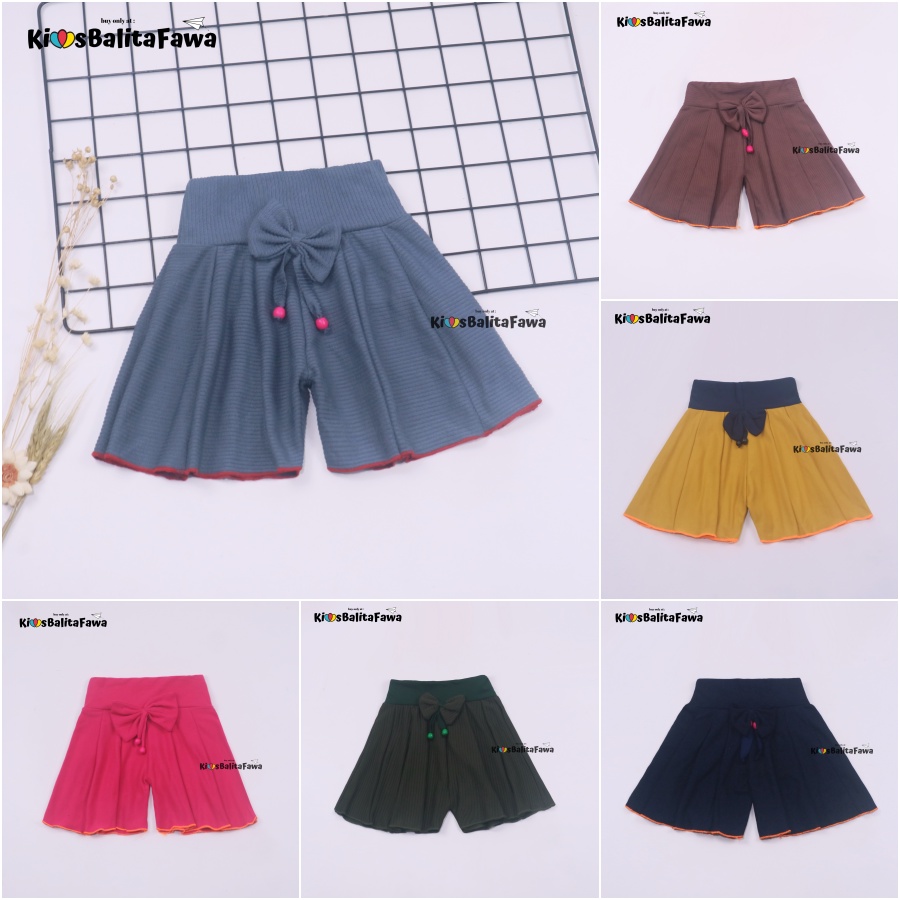 Rok Celana Polos Uk 1-10 Tahun / Bawahan Anak Perempuan Model Rok Celana Cewek Polos Grosir Adem babycinnamon