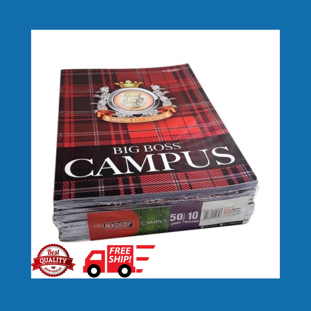 

Buku Tulis - Big Boss Campus 50 Lembar