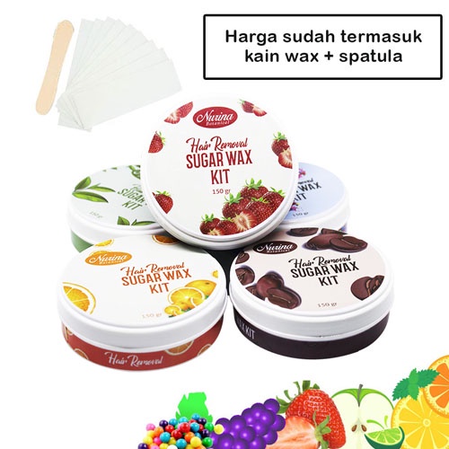 [BISA COD] SUGAR WAX WAXING KIT PREMIUM PENGHILANG BULU RAMBUT - 150 gr