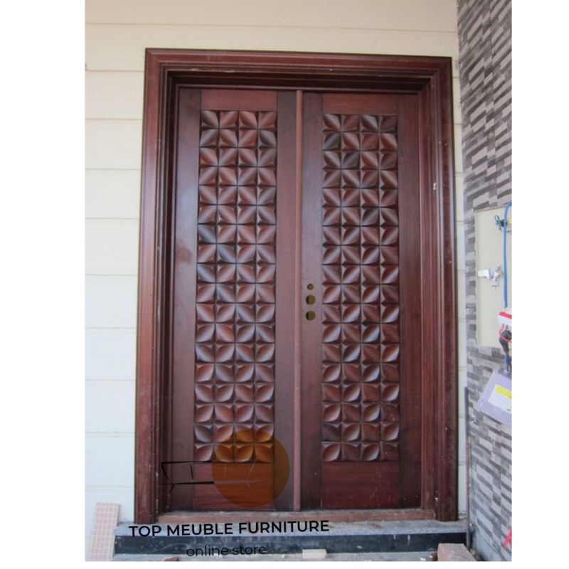 Kusen pintu minimalis kayu jati tpk 120 x 200