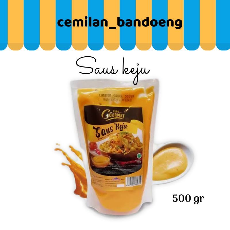 CHESE SAUCE / SAUS KEJU EURO GOURMET 500GR