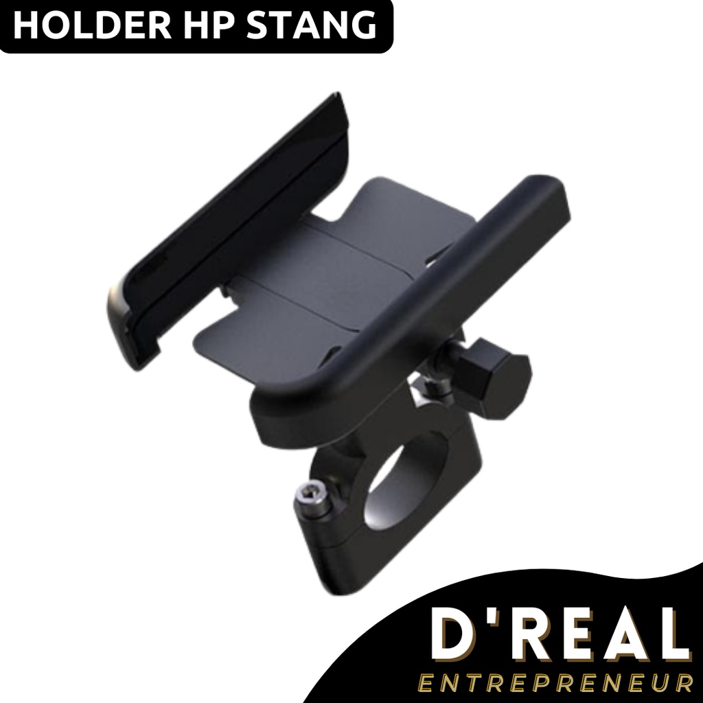 Holder Hp Stang Motor / Sepeda HM-12 Holder Handphone Dudukan di Stang Universal