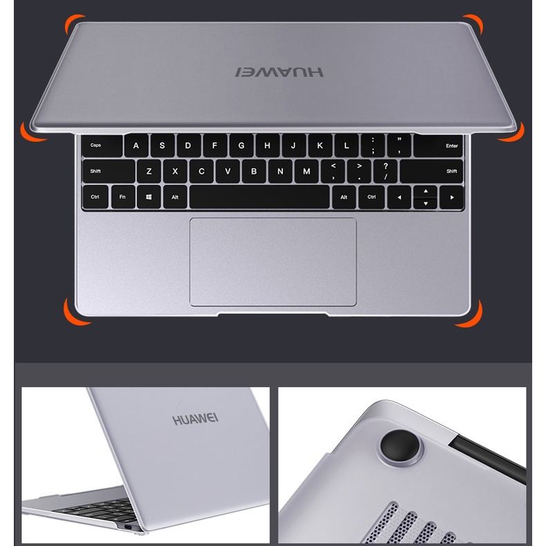 Casing Silikon Huawei Matebook 14 13 X Pro D14 D15 Glory Magicbook 15 &quot;16&quot; Transparan 2020 2021