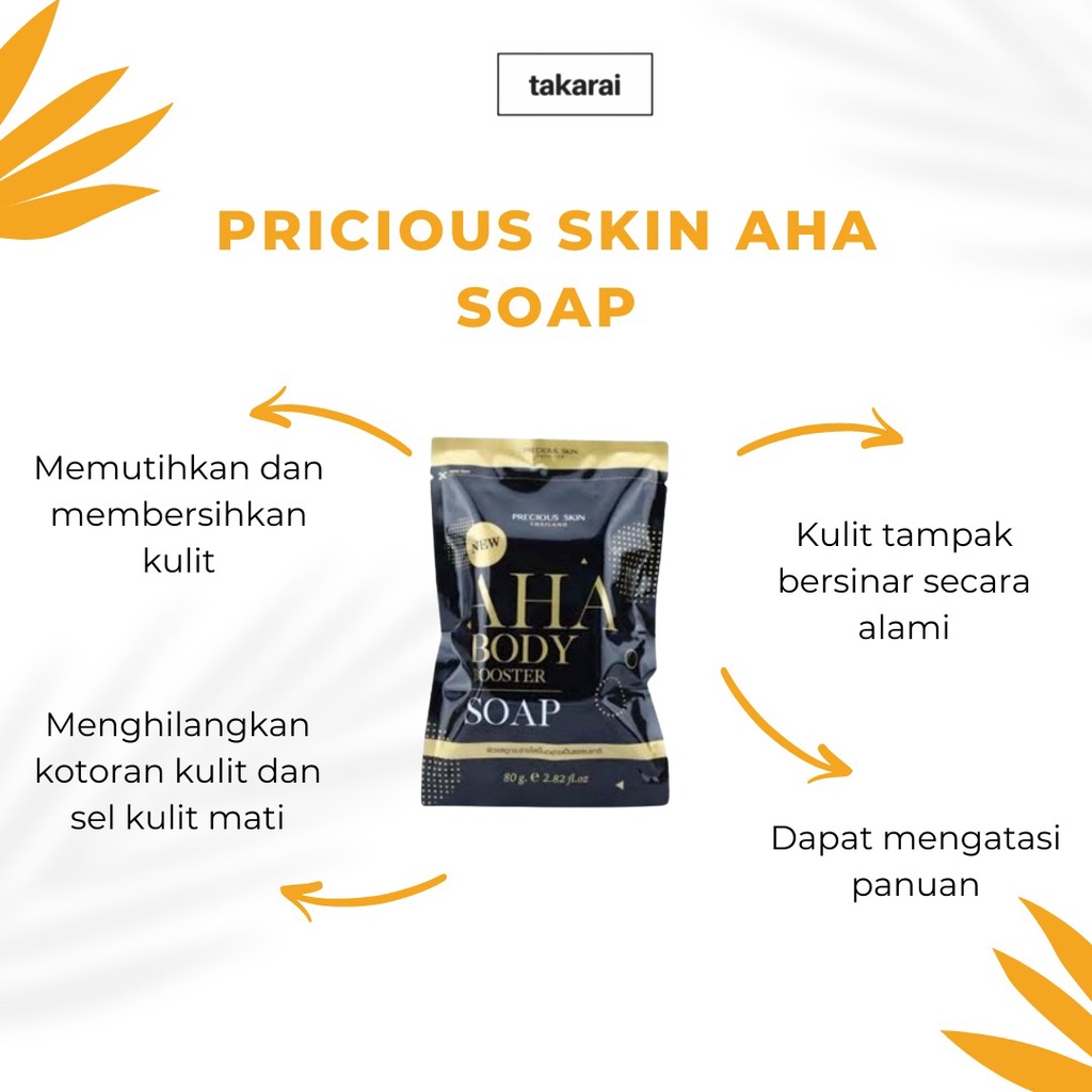 [COD] Precious Skin AHA 3in1 Serum + Lotion + Sabun Perawatan Pencerah Kulit Plus Collagen Whitening Body Booster