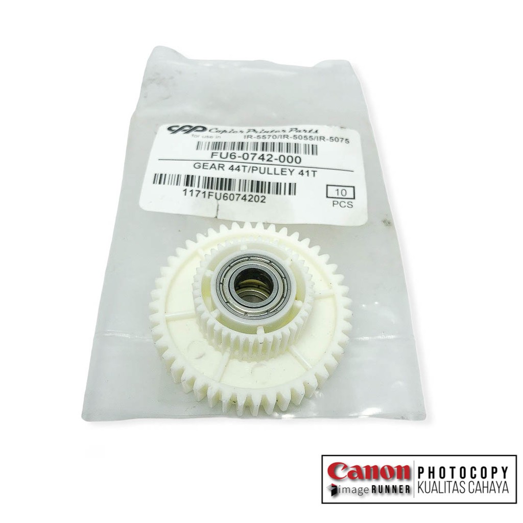 Gear Pulley 44T/41T Mesin Fotokopi Canon IR 6570/5075 FU6-0742-000 CPP